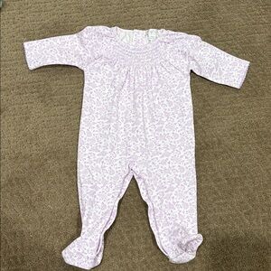 Kissy kissy purple button one piece 3-6 mo